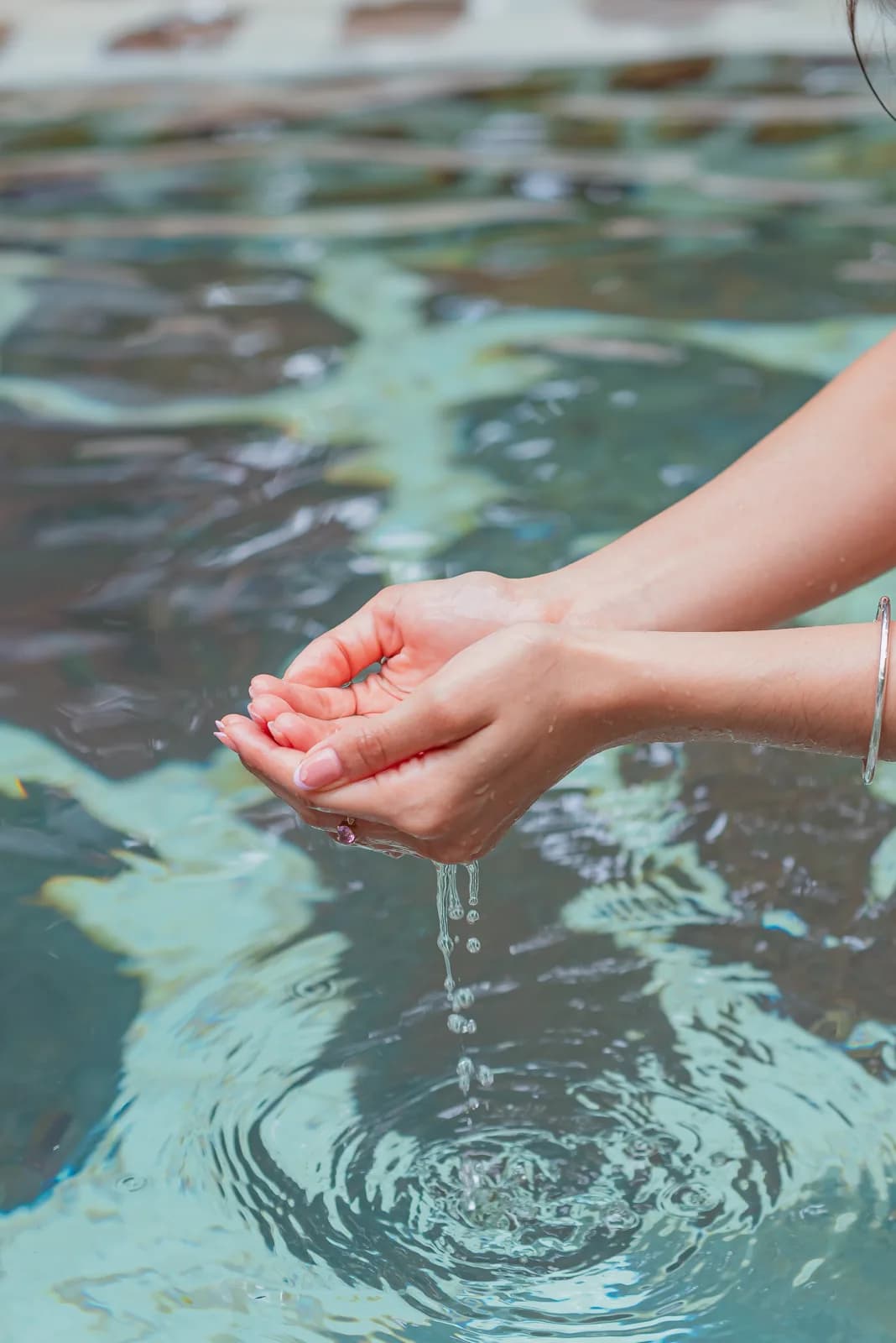 L'eau de Rivera, rituel du soir